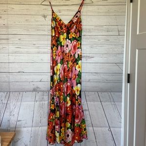 MISSING BELT ASOS Slip Dress Floral 70s Print NWD